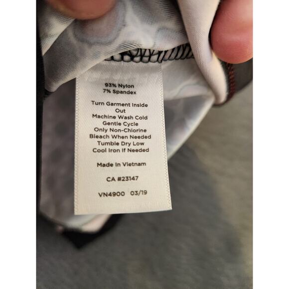 NWT Talbots Womens Faux Wrap Dress 1XP Abstract Print Midi Black Blue‎ Red White - Picture 8 of 10